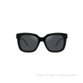 New Fashion Logo Black Polarized Beach Acetate Frame Sunglasses